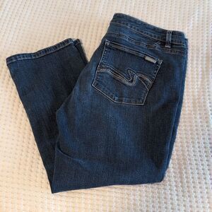 White House Black Market jeans crop leg size 12